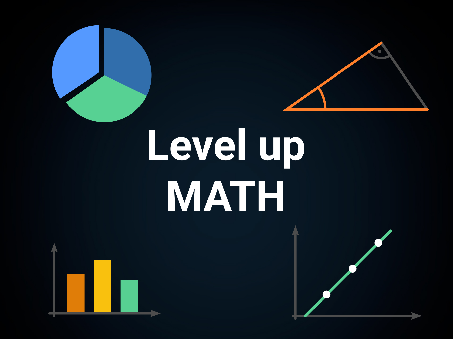Level Up Math Kursmotiv